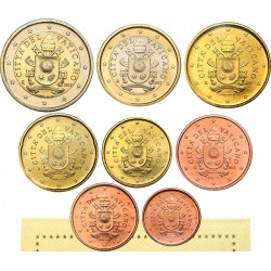 . MONEDAS EUROS SAN MARINO 2002/2010 SIN CIRCULAR 1Ct/2€ EURO