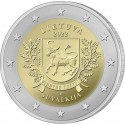 . 1 acoin @3/ENERO ENVIO@ LITUANIA 2 EUROS 2022 Región de SUVALKIJA 2ª MONEDA CONMEMORATIVA SC Lietuva