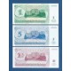 3 billetes x TRANSNIESTER 1 RUBLO + 5 RUBLOS + 10 RUBLOS 1994 GENERAL Pick 16+17+18 SC Transnistria Roubles
