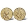 .@ENVIO INMEDIATO@ ESTADOS UNIDOS 1 DOLAR 2021 P INDIA SACAGAWEA MILITARY SERVICE SC MONEDA DE LATON USA 1 Dollar coin