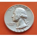 ESTADOS UNIDOS 1/4 DOLAR 1963 P PRESIDENTE GEORGE WASHINGTON KM.164 MONEDA DE PLATA EBC- USA silver Quarter Dollar R/1