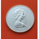 BAHAMAS 2 DOLARES 1973 FLAMINGOS y SOL RADIANTE KM.23 MONEDA DE PLATA PROOF 0,88 Onzas OZ silver coin