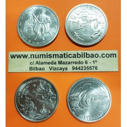 PORTUGAL 200 ESCUDOS 1995 @LOTE DE 4 MONEDAS@ MOLUCAS + TIMOR + AUSTRALIA + ALBURQUERQUE NICKEL SC