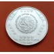 MEXICO 1 PESO 1994 ARTE AZTECA CHAAC MOOL KM.572 MONEDA DE PLATA SC 1/4 ONZA OZ Silver coin Nuevo