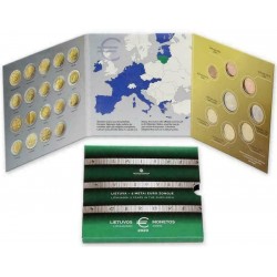 . LITUANIA . 2015 HOLANDA BLISTER EUROS 1+2+5+10+20+50 Centimos