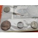 12 monedas x MEXICO 1+5+10+20+25+50 CENTAVOS y 1+5 PESOS 1946 a 1977 TODAS DIFERENTES + BILLETE 1 PESO 1970