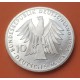 ALEMANIA 10 MARCOS 1994 G FILOSOFO JOHANN GOTTFRIED KM.184 MONEDA DE PLATA SC Germany 10 Marks silver BRD