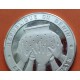 BENIN 1000 FRANCOS 1992 VASIJA y MANOS KM.1 MONEDA DE PLATA PROOF Imperfecciones 1000 Francs CFA Sauvons Le Pays