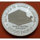 GUINEA ECUATORIAL 2000 EKUELE 1979 DISCOBOLO OLIMPIADA MOSCU 1980 KM.37 MONEDA DE PLATA PROOF Equatorial silver