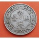 HONG KONG 50 CENTIMOS 1961 REY JORGE VI y CARACTERES ORIENTALES KM.28 MONEDA DE BRONCE MBC 50 Cent