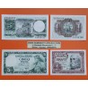 .2 ÚLTIMOS BILLETES FABRICADOS y NUEVOS x España 1 PESETA 1953 MARQUES Pick 144 + 5 PESETAS 1954 REY ALFONSO X Pick 146 SC