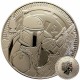 @RARA@ NIUE 2 DOLARES 2020 STAR WARS SOLDADO BOBA FETT 5ª MONEDA DE PLATA PURA SC OZ 1 ONZA