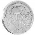 @RARA@ NIUE 2 DOLARES 2020 STAR WARS SOLDADO BOBA FETT 5ª MONEDA DE PLATA PURA SC OZ 1 ONZA