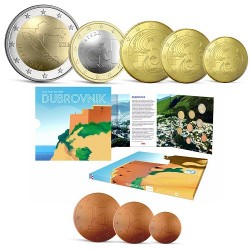 .2015 LITUANIA CARTERA EUROS 1+2+5+10+20+50 Centimos 1€+2€ SET