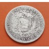 VENEZUELA 1 BOLIVAR 1936 SIMON BOLIVAR KM.22 MONEDA DE PLATA @ÚLTIMO AÑO DE EMISIÓN@ MUY CIRCULADA silver coin