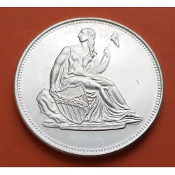 @OFERTA@ ESTADOS UNIDOS 1 ONZA 1987 aprox. SEATED LIBERTY DIME MONEDA DE PLATA MEDALLA 1 TROY OUNCE silver USA