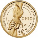 . 1 acoin x ESTADOS UNIDOS 1 DOLAR 2023 D ESCLAVITUD FERROCARRIL Estado OHIO American Innovation 18ª MONEDA DE LATON SC