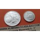 3 monedas x MEXICO 25 PESOS + 50 PESOS + 100 PESOS 1985 MUNDIAL DE FUTBOL 1986 KM.497+498+499 PLATA SC 1,26 ONZAS