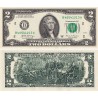 ESTADOS UNIDOS 2 DOLARES 1976 Letra B NEW YORK Serie B..A JEFFERSON Pick 461F BILLETE SC USA
