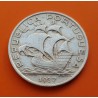 @MUY RARA@ PORTUGAL 10 ESCUDOS 1937 CARABELA KM.586 MONEDA DE PLATA MBC+ República Portuguesa silver coin