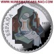 3 monedas x ESPAÑA 10 EUROS 2017 V SERIE TESOROS DE MUSEOS ESPAÑOLES JUAN GRIS + MONET + RUBENS PLATA FNMT