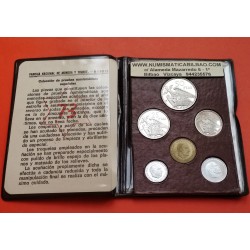 ESPAÑA CARTERA FNMT PESETAS 1957 * 73 PROOF FRANCO 1973