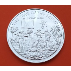 LIBERIA 25 CENTAVOS 1961 DAMA PLATA EBC- Silver Cents KM*16