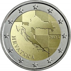 . @ENVIO HOY@ x CROACIA MONEDAS EURO 2023 SC 1+2+5+10+20+50 Centimos + 1 EURO + 2 EUROS 2023 Croatia coins