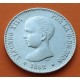 . 1 moneda EBC x ESPAÑA Rey ALFONSO XIII 50 CENTIMOS 1892 * 9 2 PGM Tipo PELON KM.690 PLATA Spain silver R/2