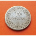 1 TOKEN x CHILE 10 CENTAVOS 1916 A FICHA SALITRERA OFICINA CALA CALA P.MIMBELA MONEDA DE NICKEL 22 mm