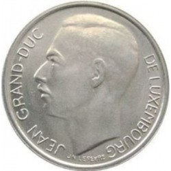 LUXEMBURGO 1 FRANCO 1977 GRAN DUQUE KM.55 MONEDA DE NICKEL SC LUXEMBOURG Franc