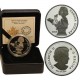 . 1 moneda x CANADA 1 DOLAR 2022 REINA ISABEL II PLATINUM JUBILEE 70 Años PLATA PROOF ESTUCHE CERTIFICADO $1 Dollar silver coin
