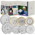 . 2013 INGLATERRA ROYAL MINT UK DEFINITIVE COIN SET 1+2 LIBRAS