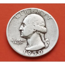 USA 1/4 DOLLAR 1956 D WASHINGTON XF SILVER US