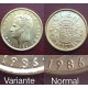 @ERROR BUSTO PEQUEÑO y AGUJERO DEL 6 MAS CERRADO@ ESPAÑA 100 PESETAS 1986 JUAN CARLOS I MONEDA SIN CIRCULAR