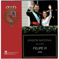 . @RESERVA@ ESPAÑA CARTERA OFICIAL EUROS 2015 FELIPE VI 1 Cts/2€