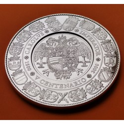 .ESPAÑA CARLOS V 10000 PESETAS 2000 Cincuentin PLATA (RARA)