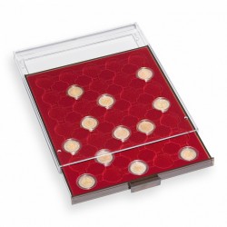 . HOJA PARDO PARA MONEDAS DE 2€ EUROS modelo 773 Negra
