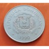 REPUBLICA DOMINICANA 1/2 PESO 1984 DERECHOS HUMANOS KM.62 MONEDA DE NICKEL EBC- Dominican Republic