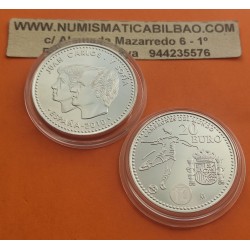 .ESPAÑA 20 EUROS 2010 MUNDIAL DE FUTBOL PLATA SC