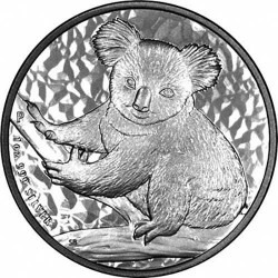 AUSTRALIA 1 DOLAR 2009 KOALA PLATA Silver $1 Dollar Oz