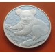 AUSTRALIA 1 DOLAR 2009 KOALA PLATA Silver $1 Dollar Oz