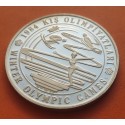 TURQUIA 5000 LIRAS 1984 PATINAJE SOBRE HIELO WINTER OLYMPICS GAMES KM.971 MONEDA DE PLATA PROOF Turkey