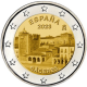 . 25 monedas x ESPAÑA 2 EUROS 2023 CIUDAD VIEJA DE CÁCERES Serie UNESCO SC BIMETALICA CONMEMORATIVA TACO CARTUCHO FNMT