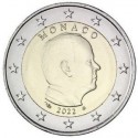 1 coin x MONACO 2 EUROS 2022 REY ALBERTO II SIN CIRCULAR MONEDA NO CONMEMORATIVA @ESCASA@