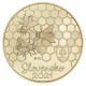 . 1ª moneda x ESLOVAQUIA 5 EUROS 2021 ABEJA y PANAL DE MIEL Flora y Fauna LATON SC Slovakia