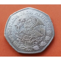 MEXICO 10 PESOS 1976 MIGUEL HIDALGO KM.477.2 MONEDA DE NICKEL SC- FORMA HEPTAGONAL Mejico Mexiko coin