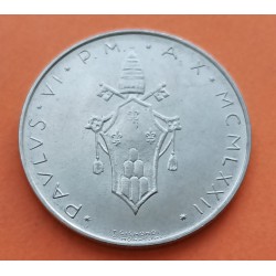 VATICANO 100 LIRAS 1962 CONCILIO PAPA JUAN XXIII ACERO SC KM*73 