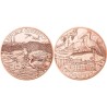 AUSTRIA 10 EUROS 2015 REGION DE BURGENLAND PELICANO y VIÑEDOS MONEDA DE COBRE SC Österreich euro coin