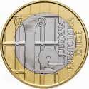 ESLOVENIA 3 EUROS 2010 INDUSTRIA EN LJUBLJANA MONEDA BIMETALICA SC Slovenia Slowenien 3 EURO 2010